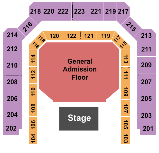 Bill Graham Civic Auditorium Benson Boone Seating Chart